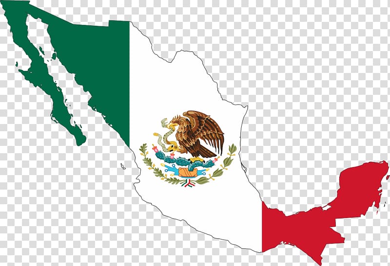 Flag of Mexico Map , Piranha transparent background PNG clipart