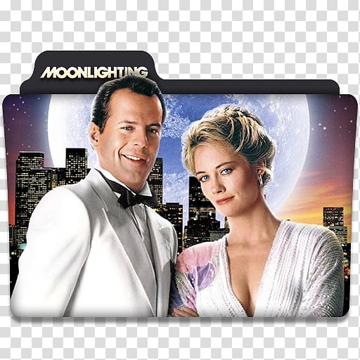 Bruce Willis Cybill Shepherd Moonlighting Madelyn \'Maddie\' Hayes DVD, dvd transparent background PNG clipart