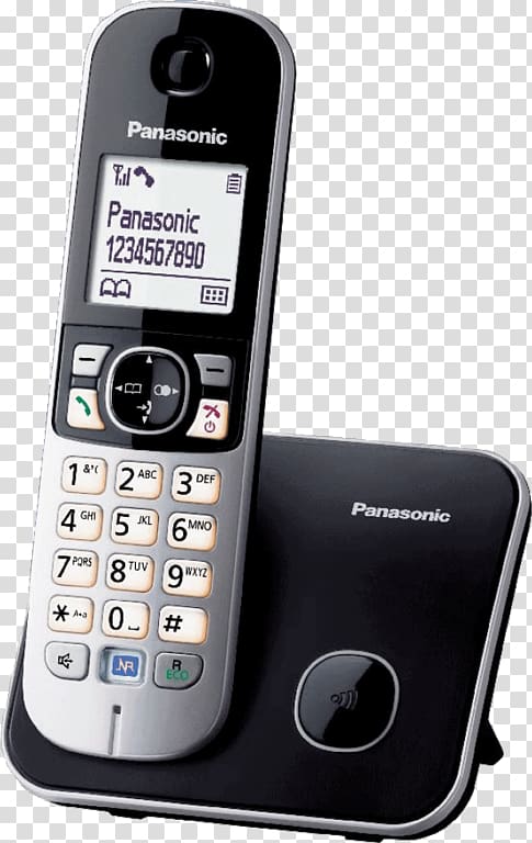 Panasonic KX-TG682 Cordless telephone Digital Enhanced Cordless Telecommunications, others transparent background PNG clipart