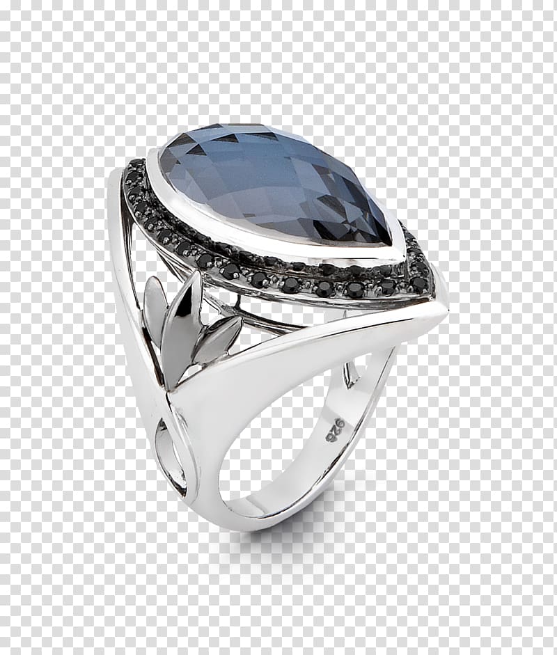 Sapphire Ring Hera Silver Jewellery, sapphire transparent background PNG clipart