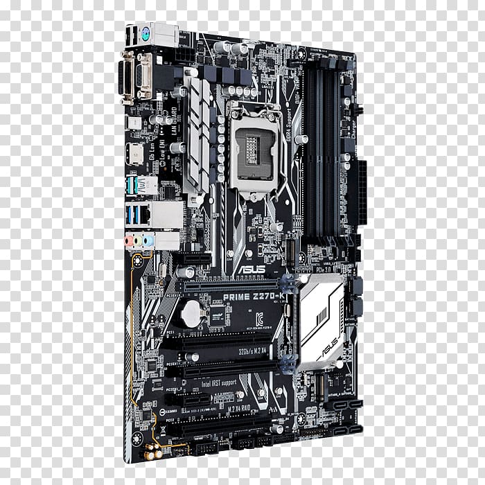 Intel LGA 1151 ASUS PRIME Z270-K Motherboard, intel transparent background PNG clipart