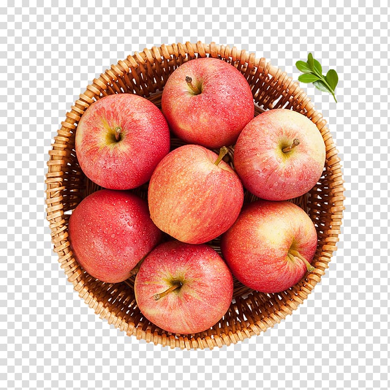 The Basket of Apples Auglis Fuji, Basket of apples transparent background PNG clipart