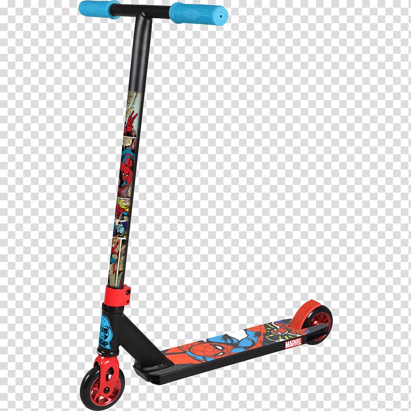 Kick scooter Spider-Man Stuntscooter Motorcycle, scooter transparent background PNG clipart