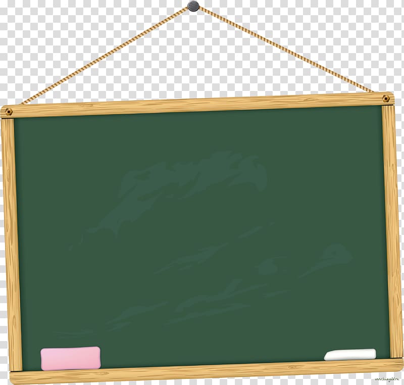 Student School Blackboard Classroom, Cartoon blackboard, green chalkboard transparent background PNG clipart