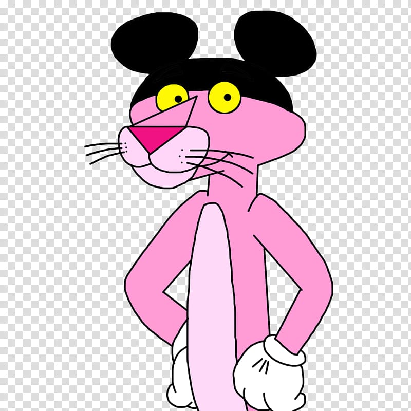 Mickey Mouse Roger Rabbit Cartoon The Pink Panther, charlie chaplin transparent background PNG clipart