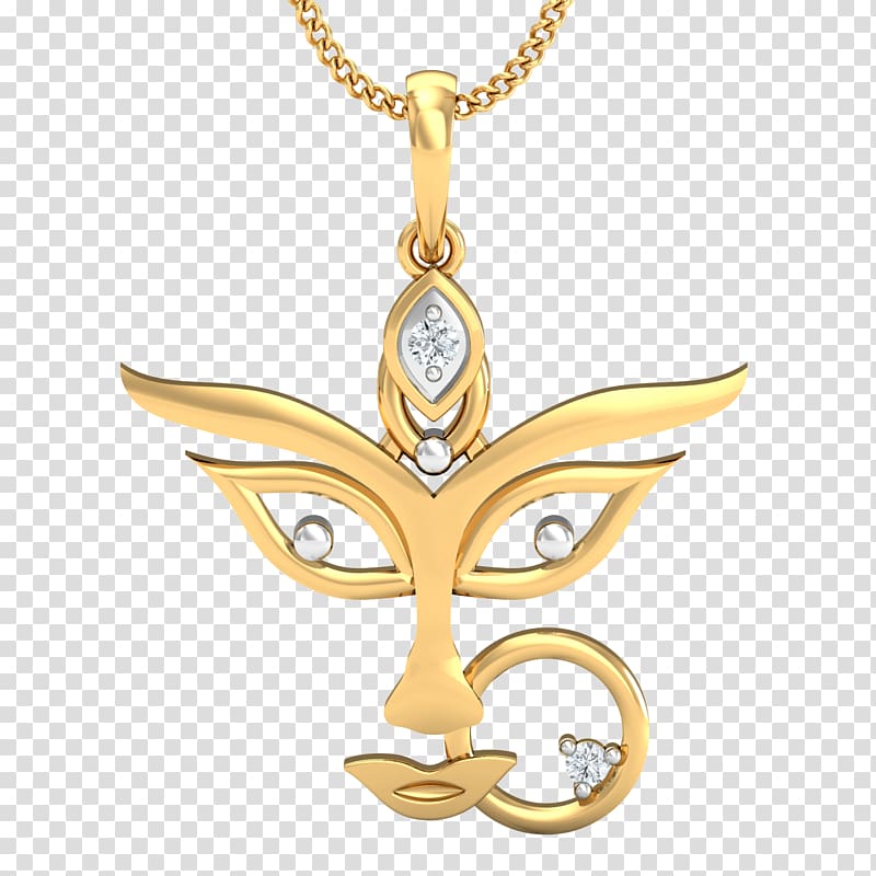 Charms & Pendants Durga Jewellery Necklace Diamond, Durga Maa transparent background PNG clipart