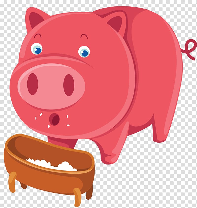 Pig Cartoon , three little pigs transparent background PNG clipart