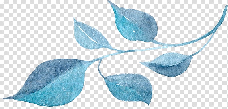green leafed plant graphic , Watercolor painting Flower Blue, background floral botanical watercolor flowers transparent background PNG clipart