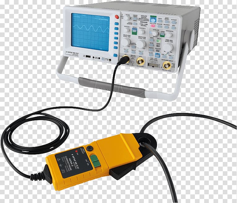 Battery charger Oscilloscope Electronic component Electrical network Frequency, transparent background PNG clipart