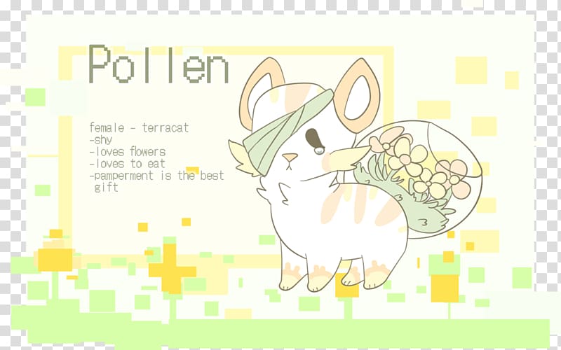 Mammal Paper Character , Pollen transparent background PNG clipart