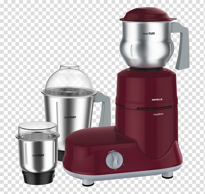 Havells Mixer Grinding machine Juicer Stainless steel, glass bottles transparent background PNG clipart