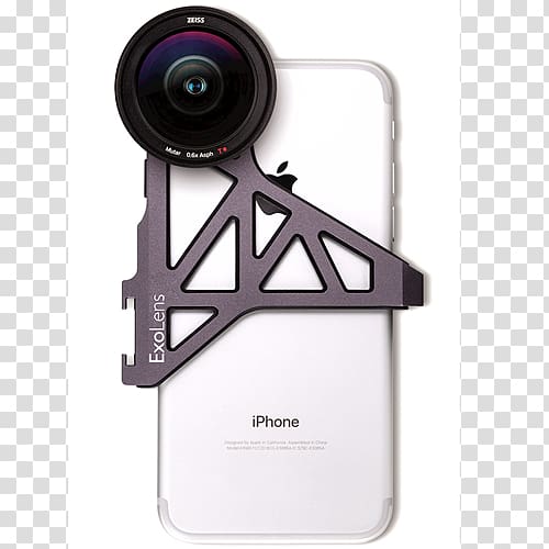 Camera lens iPhone 6S ExoLens Bracket for iPhone 6/6s/7 ExoLens Wide-Angle Kit for iPhone 6 Plus/6s Plus, Model s, Smartphones, Lenses ExoLens with Optics by ZEISS Wide-Angle Lens, camera lens transparent background PNG clipart