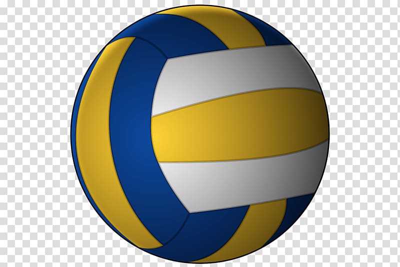 blue, yellow, and white ball illustration, Volleyball , volleyball transparent background PNG clipart
