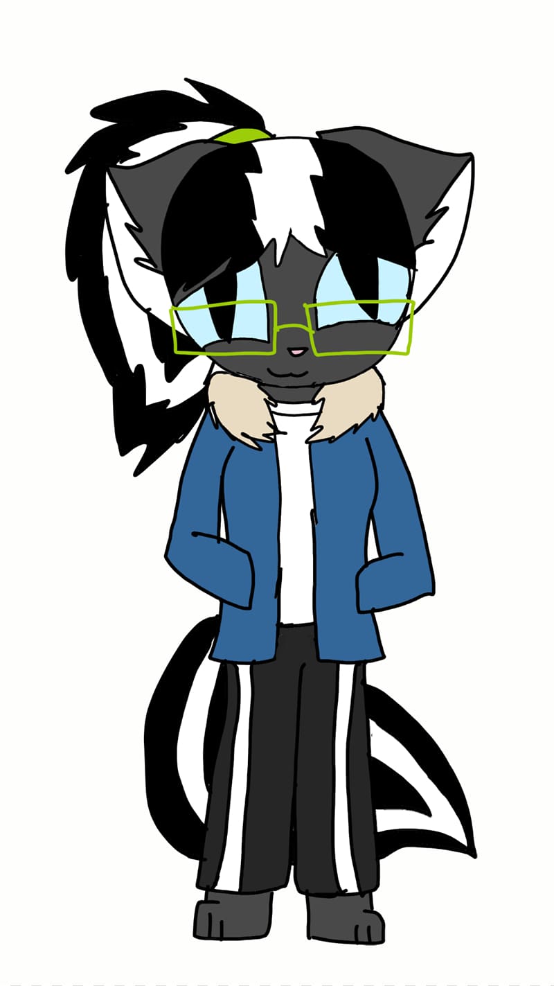 Furry fandom Bobert Cartoon Fan art Character, skunk transparent background PNG clipart