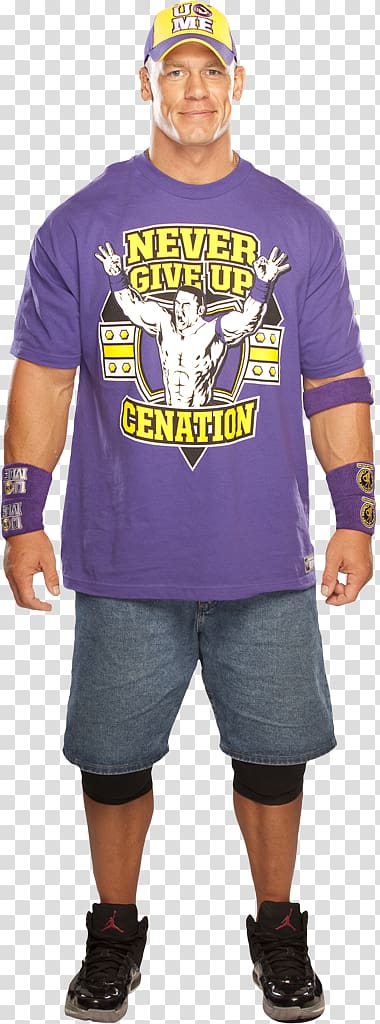 John Cena Jersey WWE 2K15 T-shirt, john cena transparent background PNG clipart