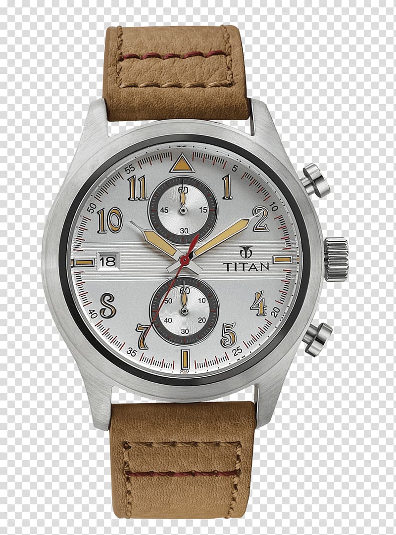 Analog watch Quartz clock Titan Company, watch transparent background PNG clipart