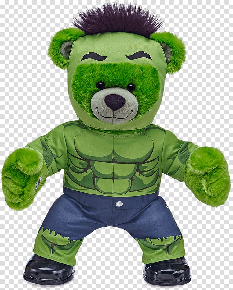Hulk Build-A-Bear Workshop Teddy bear Captain America, Hulk transparent background PNG clipart
