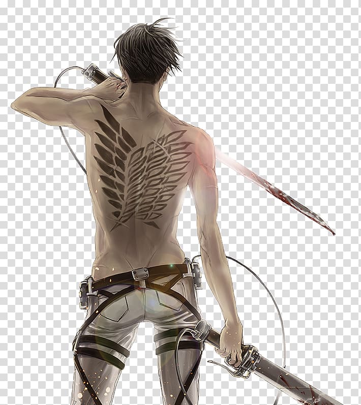 Attack on Titan 2 Levi Eren Yeager Mikasa Ackerman, levi ackerman transparent background PNG clipart