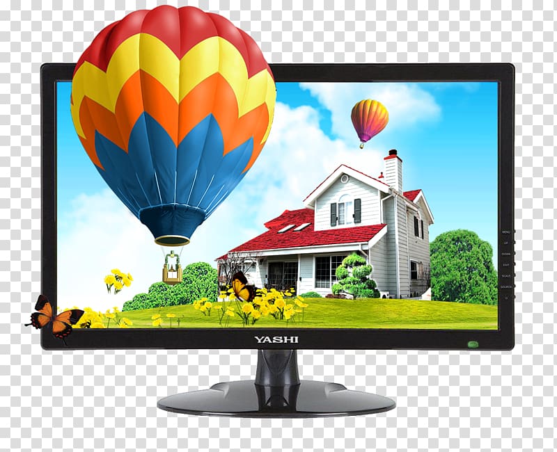 LED-backlit LCD LCD television Computer Monitors Sport, hanuman standing hd transparent background PNG clipart