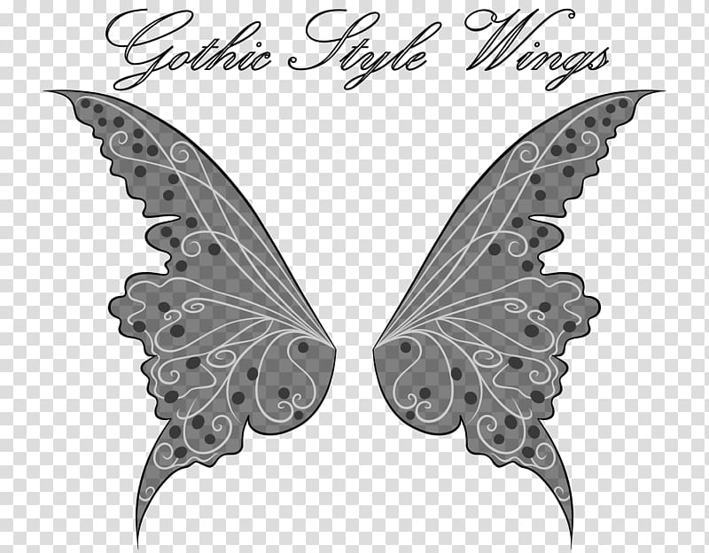 Butterfly Insect Monochrome Moth, wings style transparent background PNG clipart