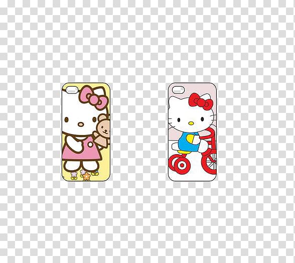 Hello Kitty Cartoon, Cartoon Pattern Phone Case transparent background PNG clipart