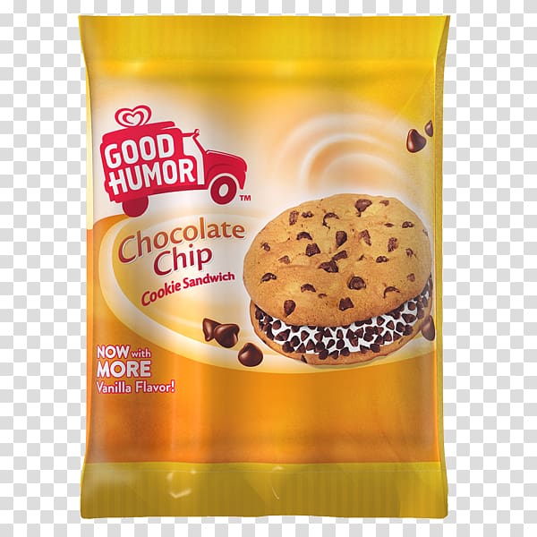 Chocolate chip cookie Ice cream sandwich Dessert bar Good Humor, ice cream transparent background PNG clipart