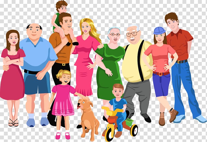 Family Cartoon , Family transparent background PNG clipart