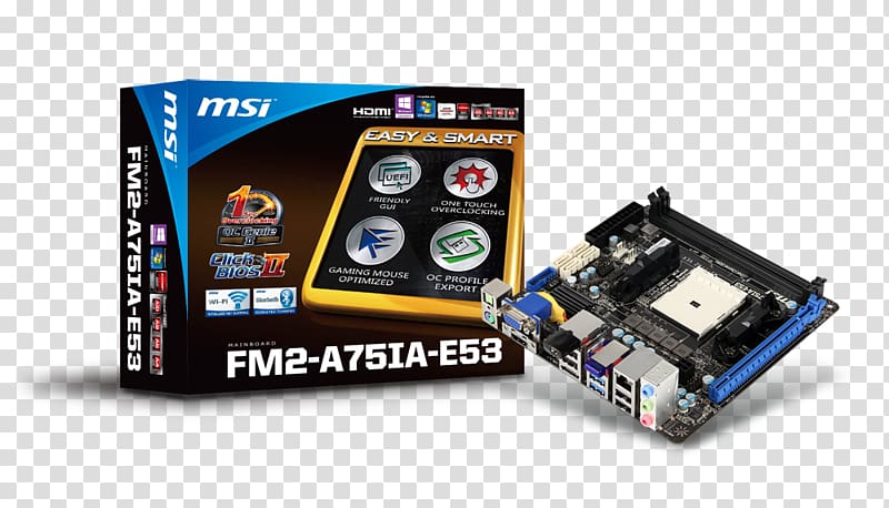 Socket FM2 Motherboard Mini-ITX CPU socket MSI, others transparent background PNG clipart