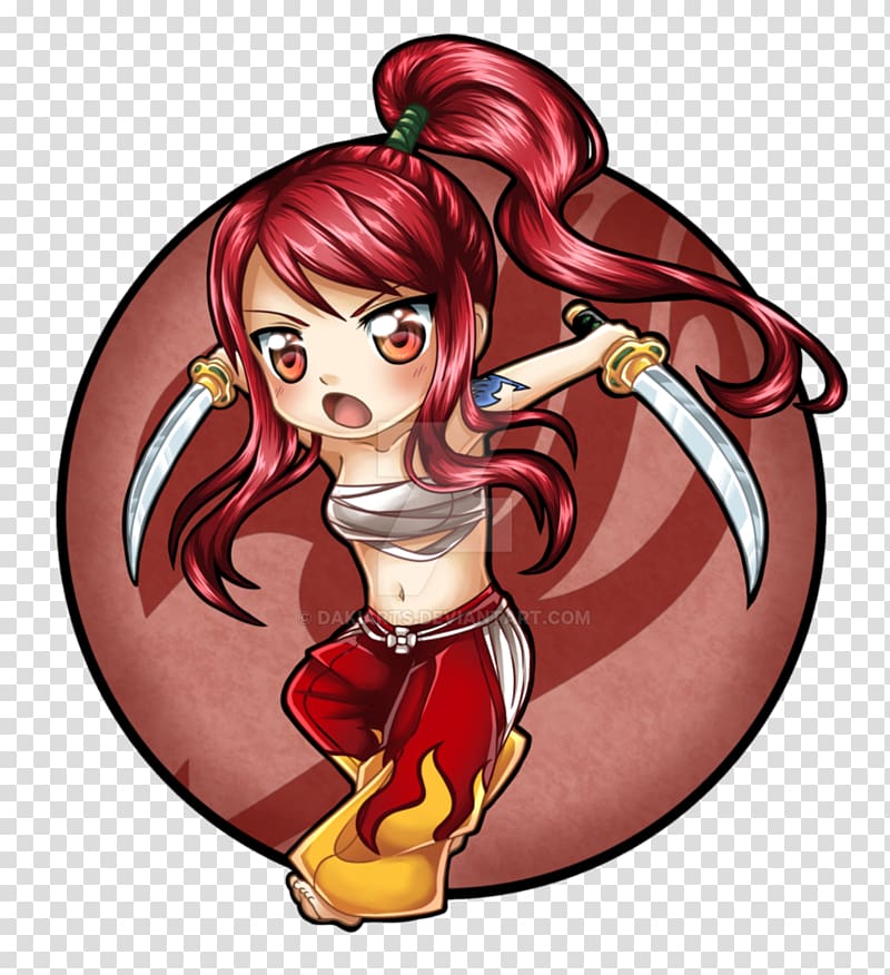 Erza Scarlet Titania Art Chibi Drawing, Scarlet Witch transparent background PNG clipart