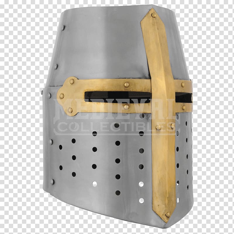 Crusades Great helm 14th century Middle Ages 12th century, Knight transparent background PNG clipart