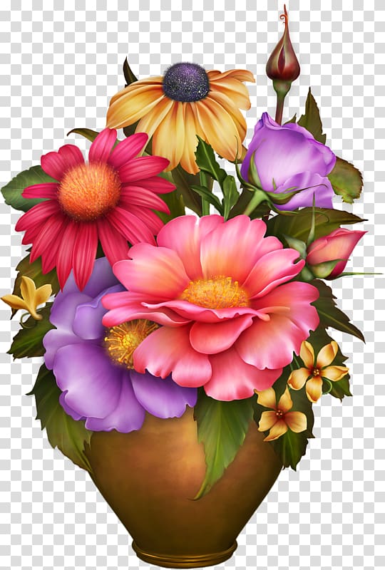 Flower Painting Summer, flower transparent background PNG clipart