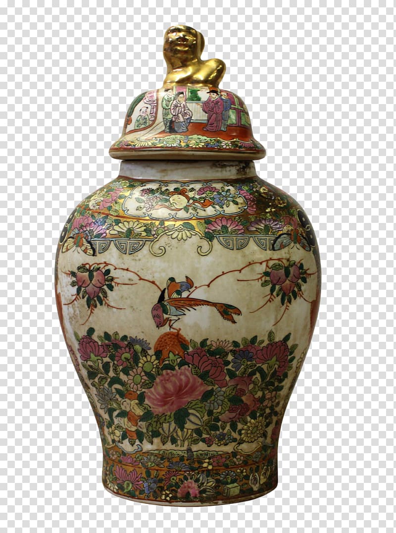 Vase Chinese ceramics China Famille rose, traditional chinese painting decoration transparent background PNG clipart