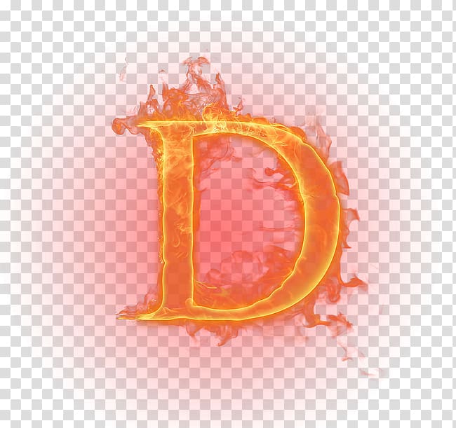burning letter d illustration, Flame Light Fire Letter English alphabet, Flame letter transparent background PNG clipart