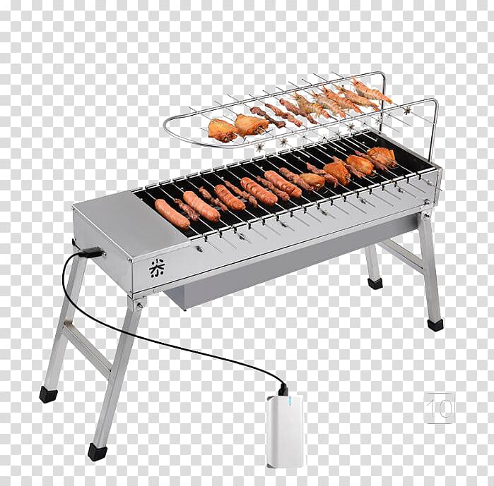 Barbecue Steak Grilling Charcoal Smoking, Travel charcoal grill oven transparent background PNG clipart