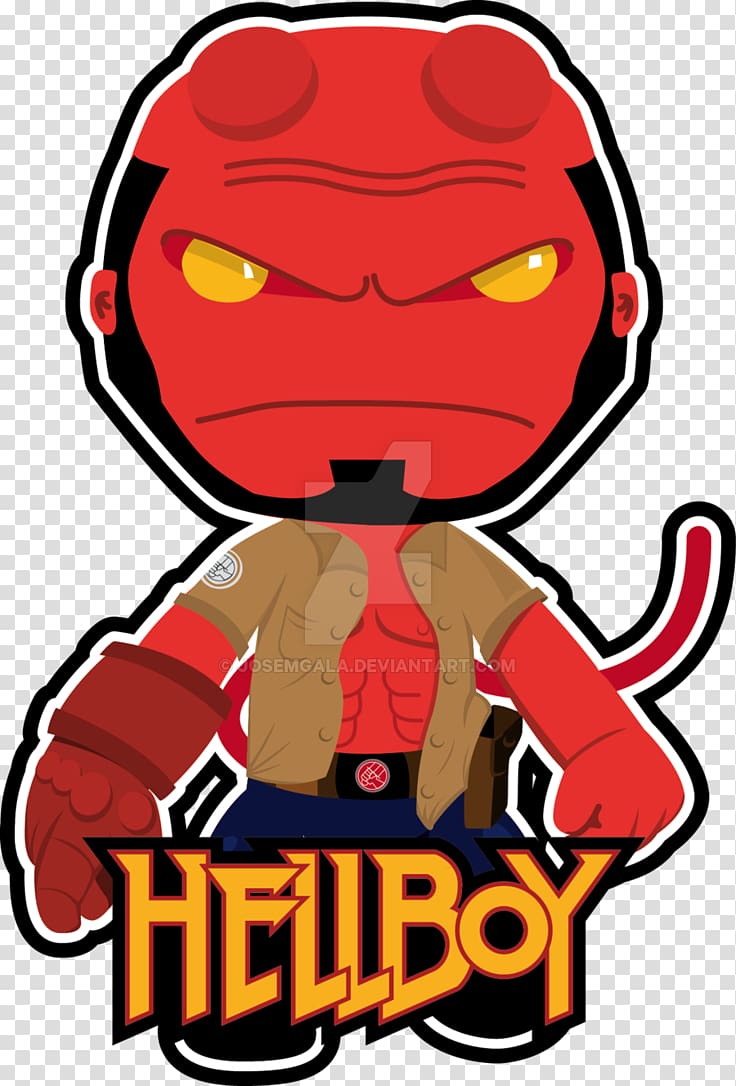 Hellboy Mezco Toyz Herman von Klempt , hellboy transparent background PNG clipart