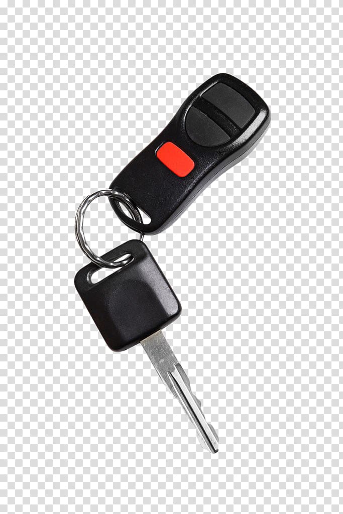 vehicle key with fob, Car Key , Black car keys transparent background PNG clipart