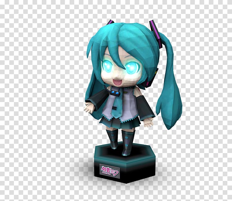 Figurine Action & Toy Figures, Hatsune Miku Project Mirai transparent background PNG clipart