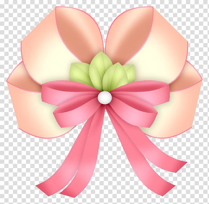 Ribbon Paper , Cartoon pink uniforms decorative bow transparent background PNG clipart