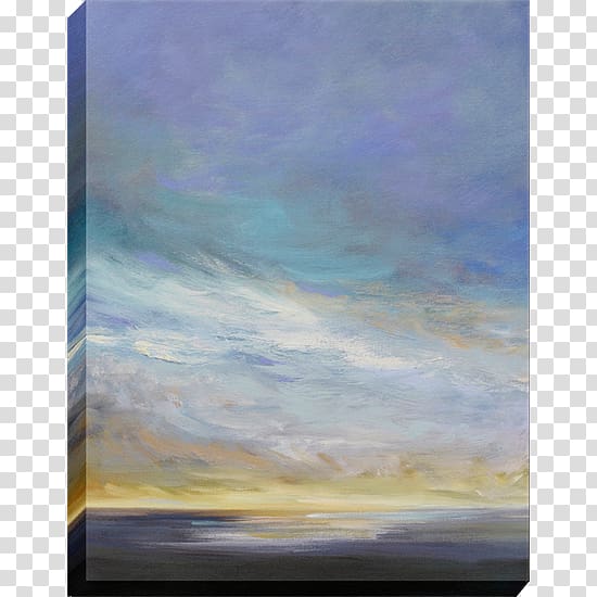 Watercolor painting Canvas Sky Stretcher bar, painting transparent background PNG clipart