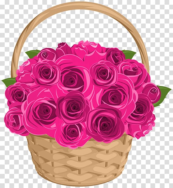 Garden roses Blog , Market Basket transparent background PNG clipart