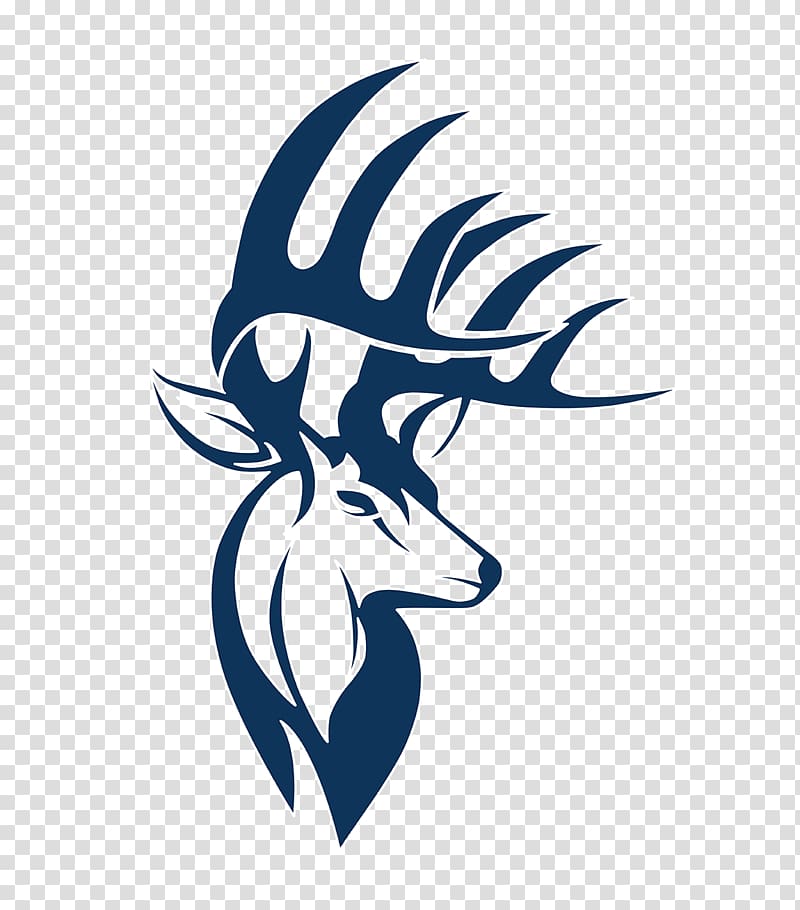 Decal White-tailed deer Logo , elk head transparent background PNG clipart