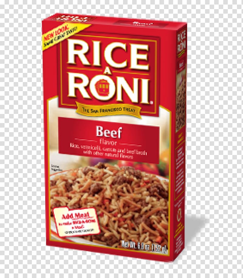 Rice-A-Roni Fried rice Pasta Vegetarian cuisine Cereal, food rice transparent background PNG clipart