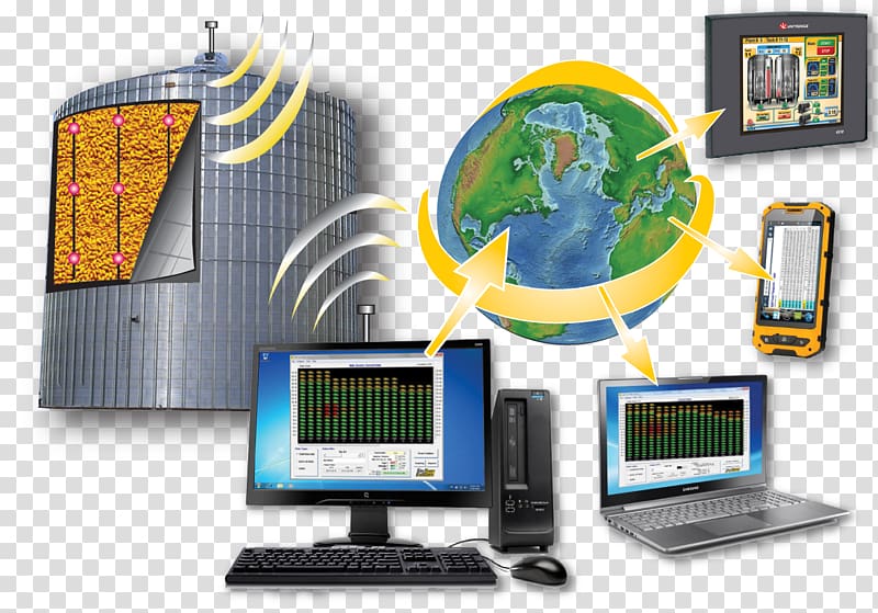 System Monitoring Agriculture Computer network, grain transparent background PNG clipart