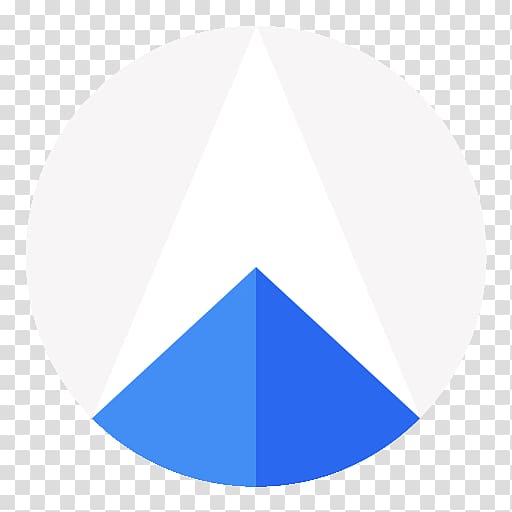 blue triangle logo brand symbol, App Sparrow transparent background PNG clipart