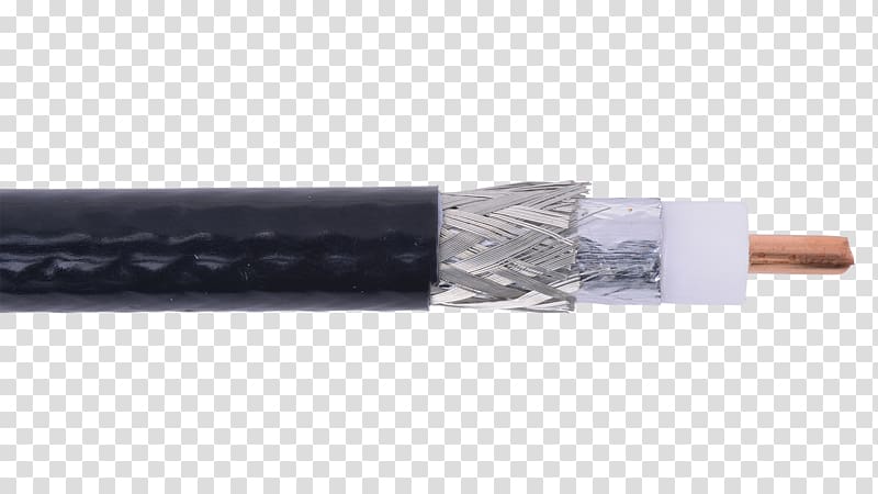 Coaxial cable RG-6 Cable television Black, others transparent background PNG clipart