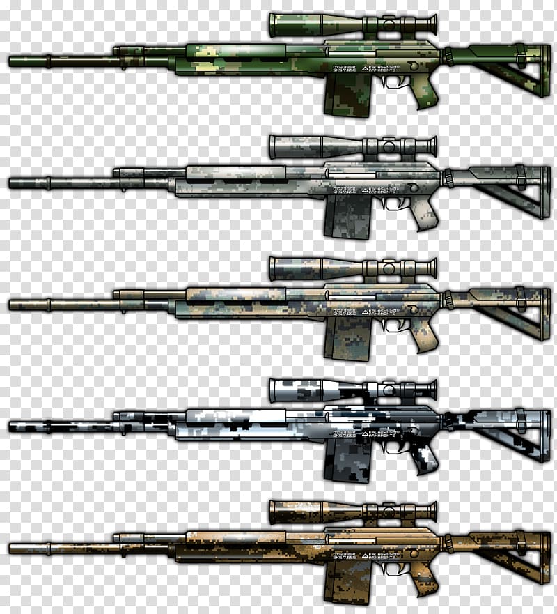 Assault rifle Izhmash SKS Firearm Weapon, assault rifle transparent background PNG clipart