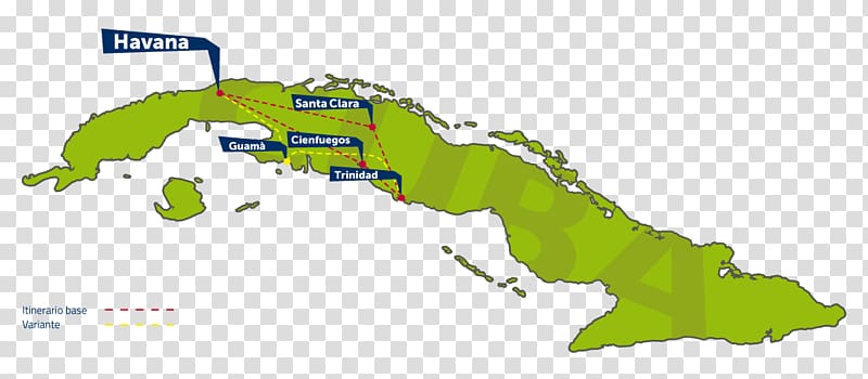 Havana Cienfuegos Santiago de Cuba Santa Clara Trinidad, map transparent background PNG clipart
