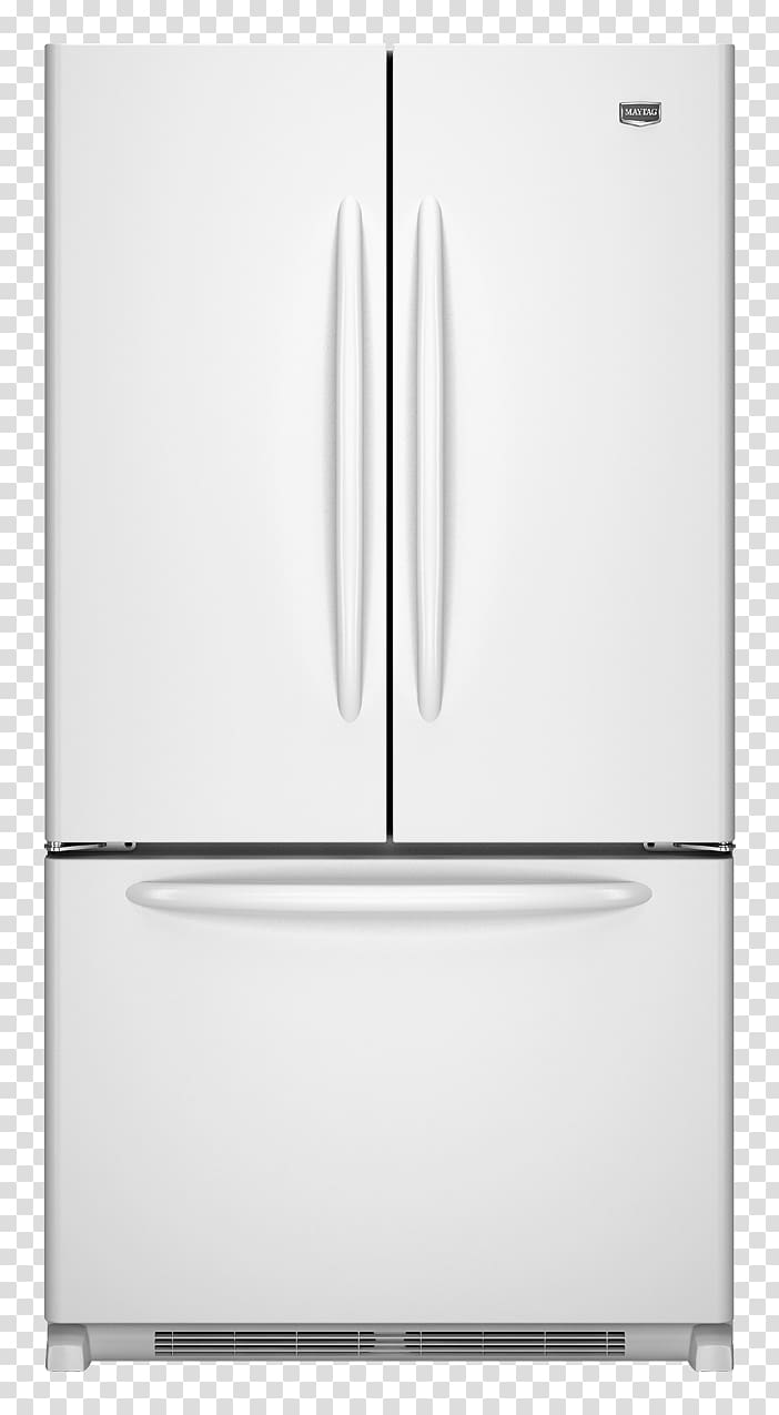 Refrigerator Home appliance Major appliance KitchenAid Door, fridge transparent background PNG clipart