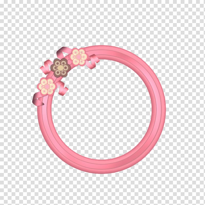 round red border frame, Pink frame , Pink round frame transparent background PNG clipart