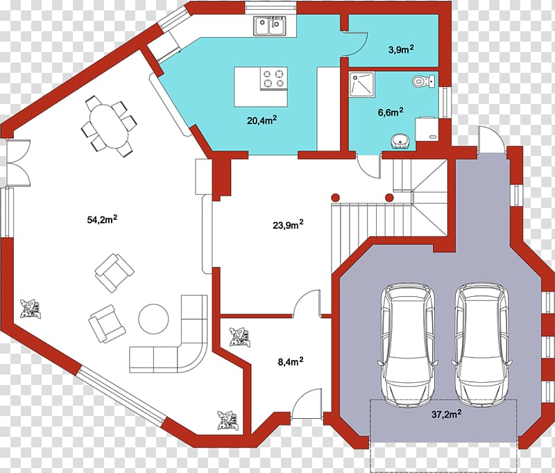 Floor plan House Oak Garage Drawing room, house transparent background PNG clipart